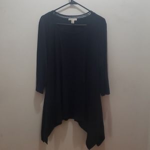 Shark bite tunic top